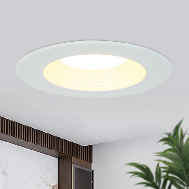 LNC 6 Inch Round LED Recessed Light,13.5W,5CCT,1125LM,Dimmable,Canless,ETL Listed,for Kitchen,Living Room,Bedroom