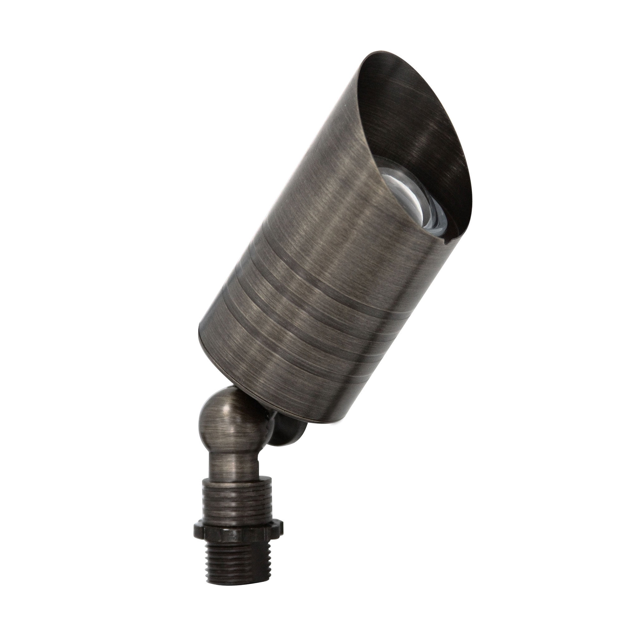 LNC 6W Solid Bronze LED Outdoor Spotlight 2700K Warm White 490 Lumens for Low Voltage Landscape Lighting of Yard, Lawn, Garden, Patio, Trees & House