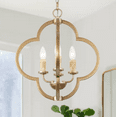 thumbnail image 1 of LNC Classic Antique Gold Candlestick Pendant Modern Farmhouse Kitchen Island Chandelier 4-Light Bedroom Ceiling Light, 1 of 4
