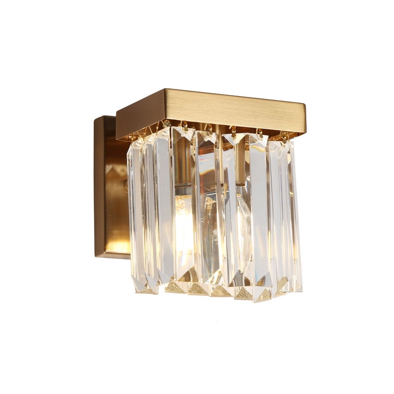 LNC Modern Gold Crystal Indoor Wall Light,suitable for bedroom,bathroom,living room,dining room