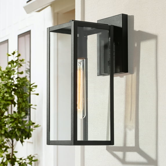 LNC Vintage 1-Light Black Outdoor Wall Sconce,Waterproof Exterior Wall Sconce
