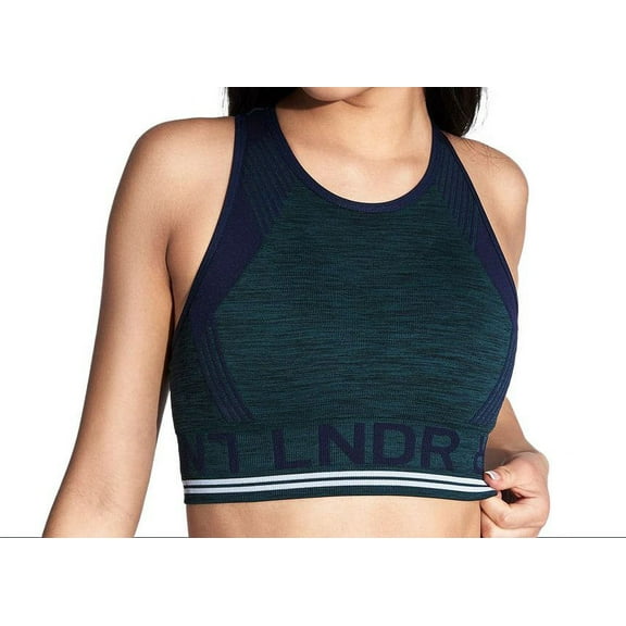 LNDR Women's Aero  Racerback Sports Bra, Green, XS-S