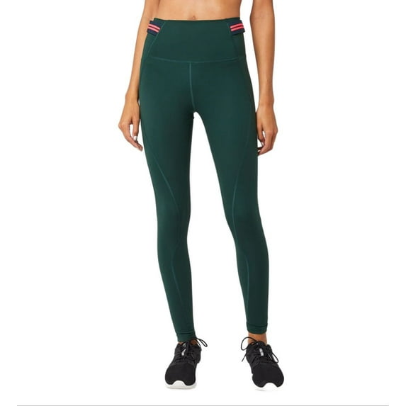 LNDR Women's Elements High Rise Legging, Green, Large