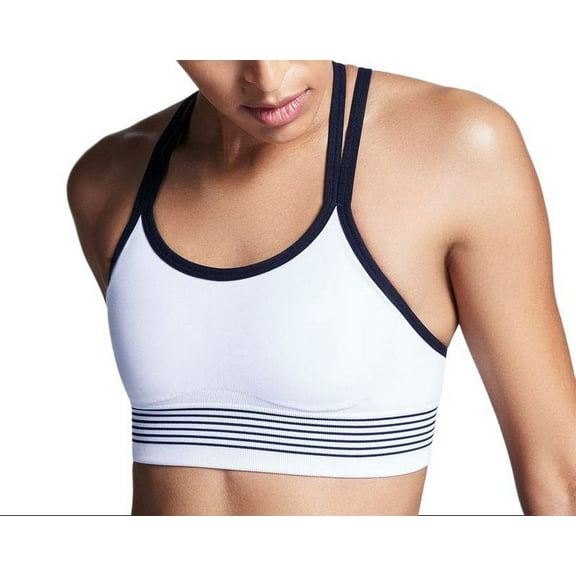 LNDR Women's Feather Weight Sports Bra, White, S-M