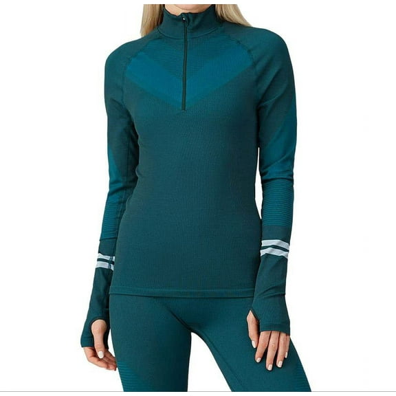 LNDR Women's Long Sleeve Beyond Base Jacket, Green, M-L