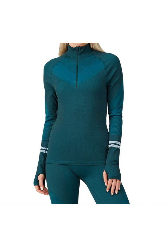 Women's Long Sleeve Beyond Base Jacket, Green, M-L