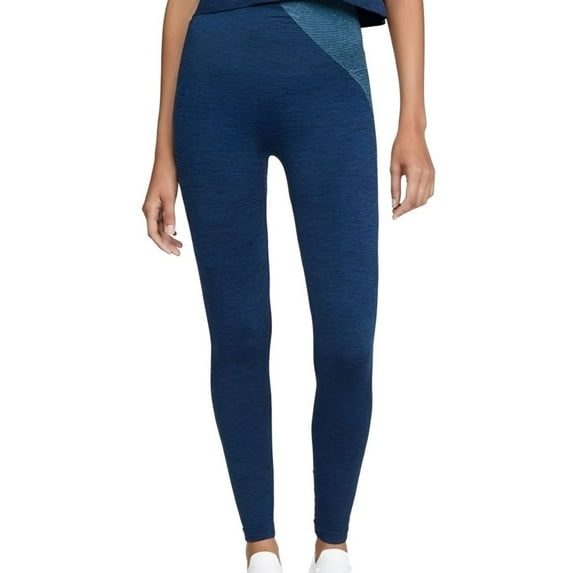 LNDR Women's Poseidon Marl Comet Legging, Blue, S-M