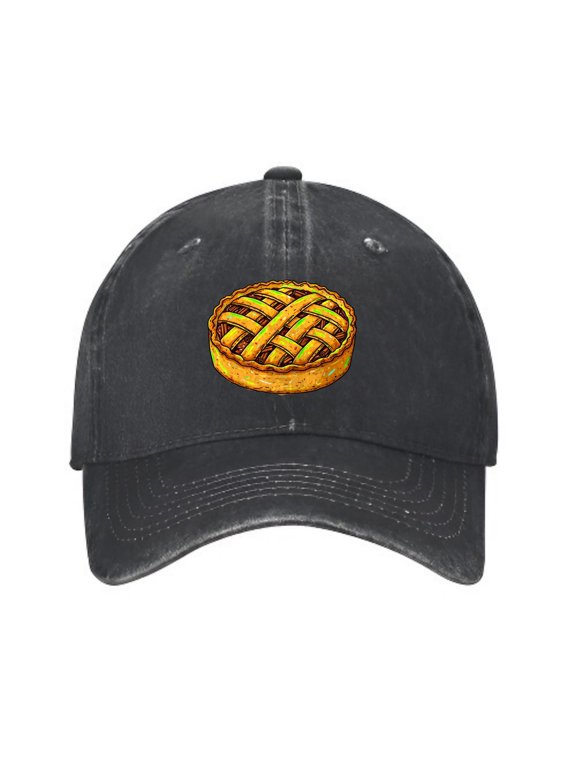 Playful Apple Pie Baseball Cap, Washed Cotton Dad Hat
