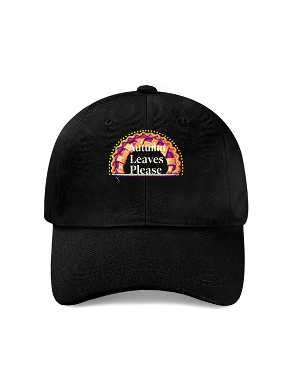 Autumn Leaves Please Apple Baseball Cap, Cotton Twill Dad Hat