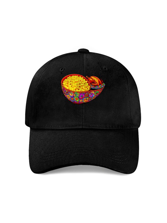 Baked Mac and Cheese Baseball Cap, Cotton Twill Dad Hat