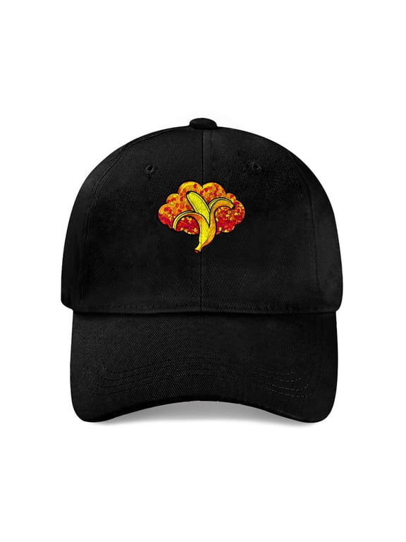 Banana Confetti Cloud Baseball Cap, Cotton Twill Dad Hat