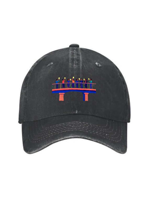 Bridge Players Holding Cards Baseball Cap, Adjustable Dad Hat