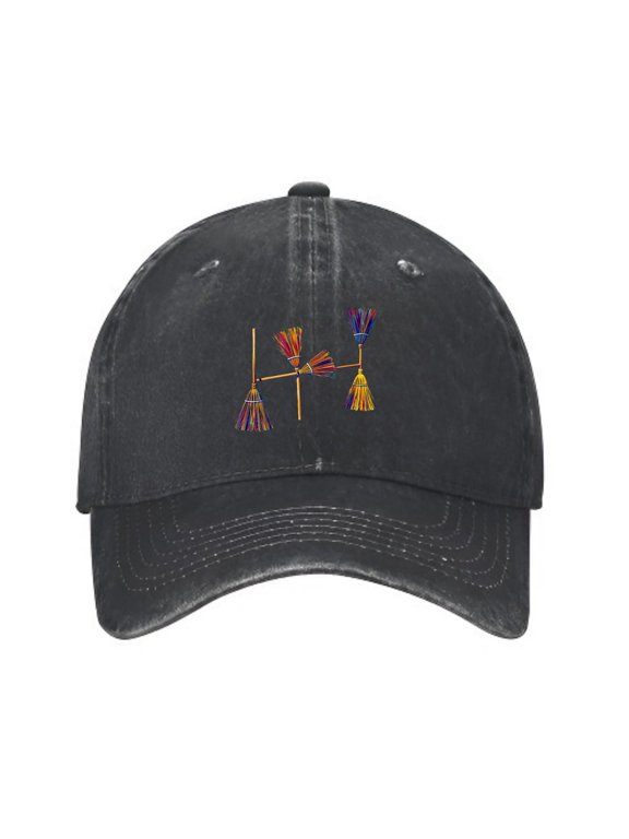 Broomstick Train Baseball Cap, Washed Cotton Dad Hat