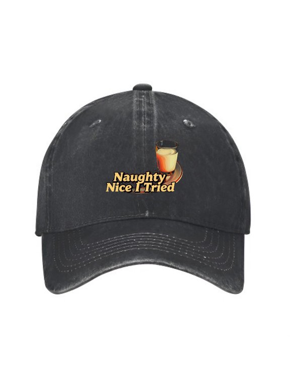 Cookies and Milk Baseball Cap, Washed Cotton Dad Hat