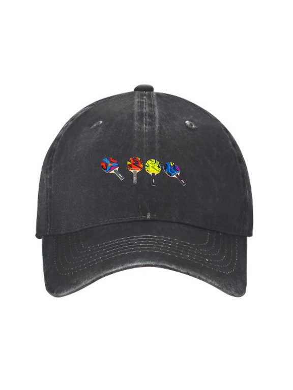 Dynamic Table Tennis Paddles Baseball Cap, Adjustable Dad Hat
