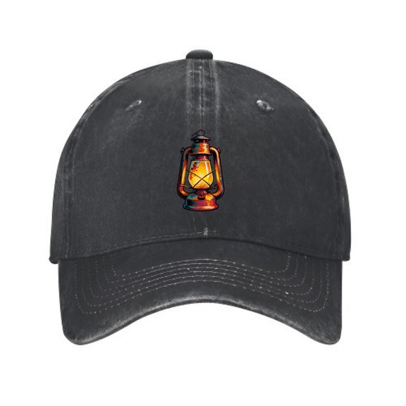 LNFAUEAPRINT Floating Lantern Baseball Cap, Washed Cotton Dad Hat