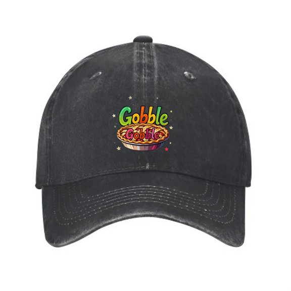 LNFAUEAPRINT Gobble Gobble Apple Pie Baseball Cap, Washed Cotton Dad Hat