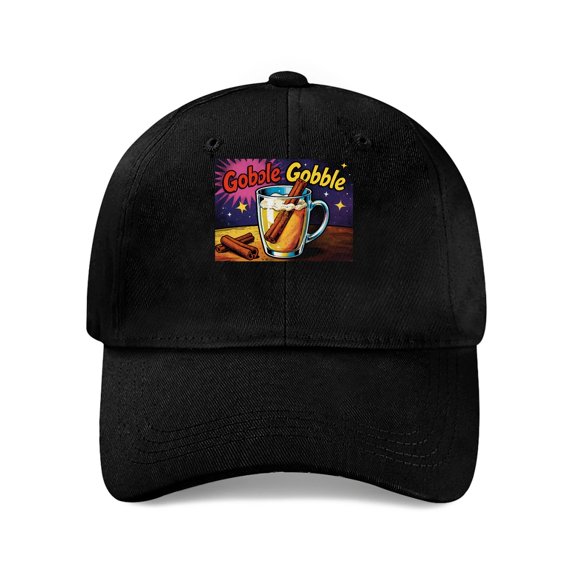 LNFAUEAPRINT Gobble Gobble Festive Apple Baseball Cap, Cotton Twill Dad Hat