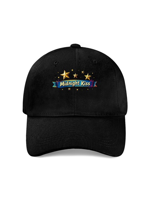 Midnight Kiss Baseball Cap, Cotton Twill Adjustable Dad Hat