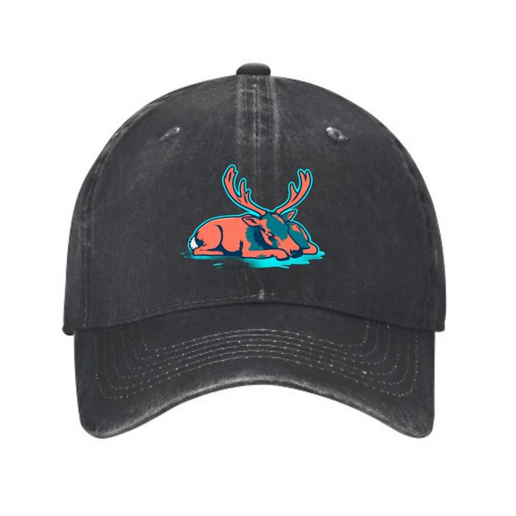 LNFAUEAPRINT Reindeer Nap Snow Christmas Baseball Cap, Adjustable Dad Hat