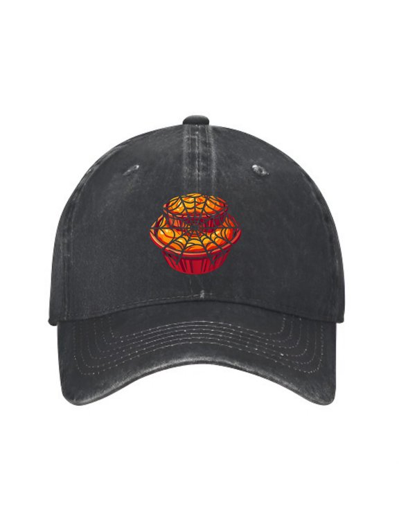 Spider Web Muffin Tin Baseball Cap, Washed Cotton Dad Hat