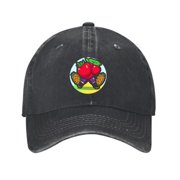 LNFAUEAPRINT Tomato Kickboxing with Pine Baseball Cap, Adjustable Dad Hat