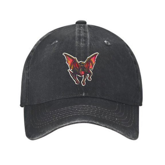 LNFAUEAPRINT Vintage Vampire Bat Halloween Baseball Cap, Adjustable Dad Hat