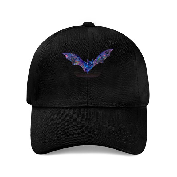 LNFAUEAPRINT Whimsical Bat Halloween Baseball Cap, Cotton Twill Dad Hat