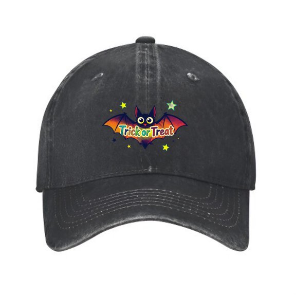 LNFAUEAPRINT Whimsical Vampire Bat Trick Baseball Cap, Adjustable Dad Hat