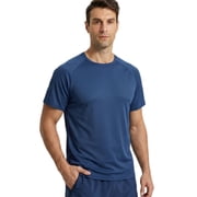 LNFINTDO Men's Workout Ahletic Shirts Quick Dry for Muscle Gym Exercise Sports Running Cycling Basketball