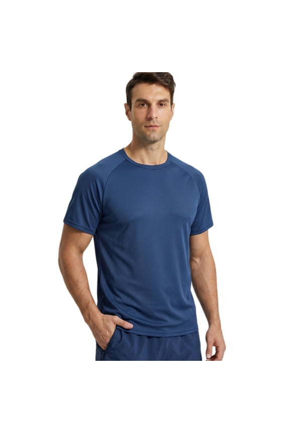 Men's Workout Ahletic Shirts Quick Dry for Muscle Gym Exercise Sports Running Cycling Basketball