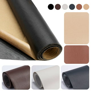 Leather Repair Patch, 3.3*57 Inch Anti Scratch Self-Adhesive Leather Repair  Tape for Couch, Car Seats, Sofas, Handbags(Dark Brown/Brown/Black)