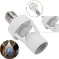 thumbnail image 1 of LNGOOR 220V 360 Degrees Infrared PIR Induction Motion Sensor IR Human Infrared Detector E27 Plug Lamp Holder for Indoor/Outdoor Yard Porch Patio Garage Garden, 1 of 6