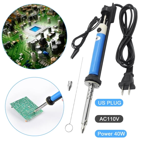 LNGOOR 30W Handheld Electric Tin Suction Sucker Pen Desoldering Pump Soldering Tool