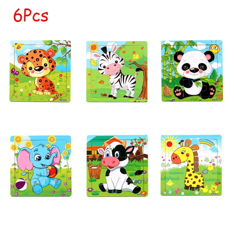 LNGOOR Pieces Puzzles for Kids Ages 3-5 Year Old, Colorful