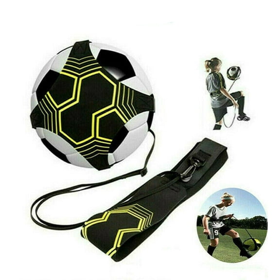 LNGOOR Adjustable Football Kick Trainer Soccer Solo Practice Equipment Aid Waist Belt