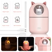 LNGOOR The Bedroom Humidifier Is Suitable For Baby Ultrasonic Cold Mist Humidifiers For Small Rooms The Portable Humidification Unit Is Perfect For Office High And Low Fog Pink