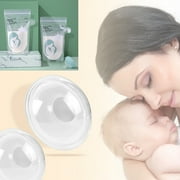 LNGOOR Breast Milk Collection Set for Breastfeeding Moms2 Pcs Breast Milk Collectors + 30 Pcs Breastmilk Storage Bags
