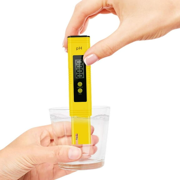 LNGOOR Digital PH Meter Water Quality Tester for Food Brewing Hydroponics Aquarium RO System Pools, 0-14PH Automatic Temperature Compensation 0.01pH Accuracy, for Household Drinking Water, Aquarium