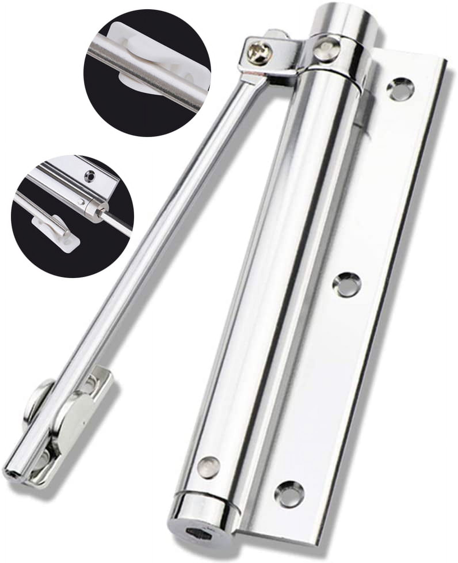 LNGOOR Door Closer Adjustable Automatic Size Spring Closure for ...