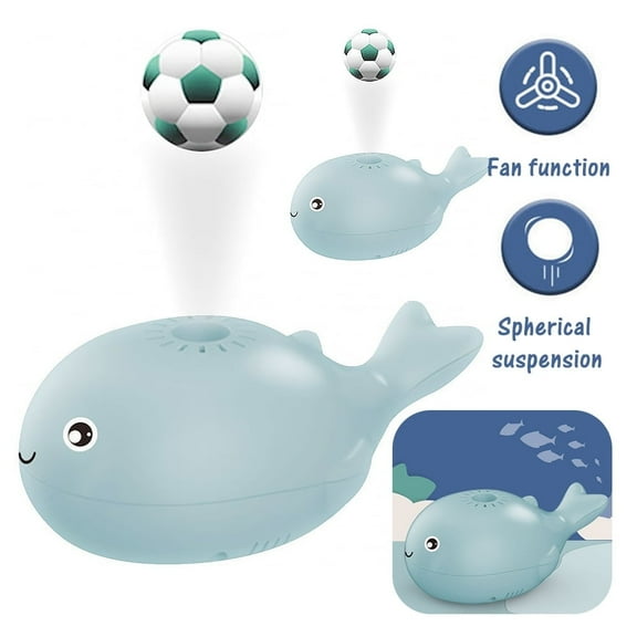 LNGOOR Floating Ball Bladeless Fan Toy, 2 in 1 Suspension Ball Bladeless Fan Handheld Portable USB Charging Fan Educational Games Summer Outdoor Toy for Kids Chldren (Blue)