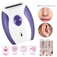 thumbnail image 1 of LNGOOR Hair Removal Epilator, Electric Cordless Hair Shaver Portable Painless Epilator Hair Removal for Face Bikini Trimmer Ladies & Men Purple, 1 of 8