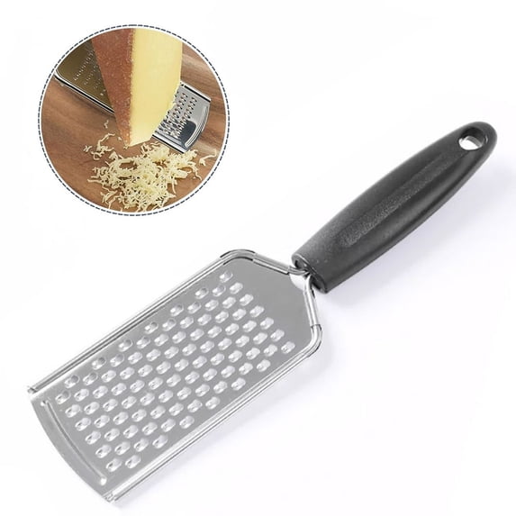 LNGOOR Hand Cheese Grater Stainless Steel Razor Sharp Blades, Non-Slip & Soft Grip, Hand Cheese Grater with Handle, Cheese Hand Grater & Vegetable Grater