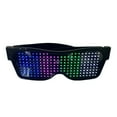 thumbnail image 1 of LNGOOR LED Glasses, Bluetooth APP Connected Smart Glasses USB Rechargeable DIY Funky Eyeglasses for Party Club DJ Halloween Christmas Text, Graffiti, Animation, Music Rhythm (Full Light), 1 of 8