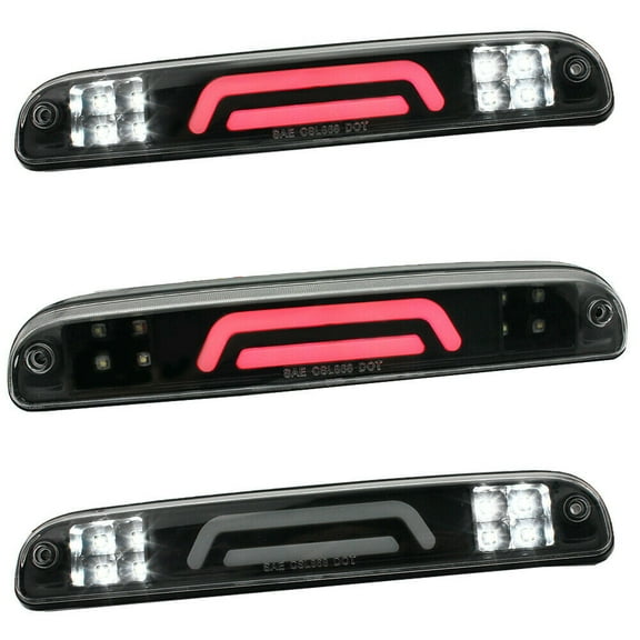 LNGOOR LED Third 3rd Brake Light Black For 99-16 Ford F250 F350 Super Duty Cargo