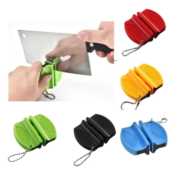 LNGOOR Mini Ceramic Rod Tungsten Steel Camp Pocket Kitchen Knifes Sharpener Tool