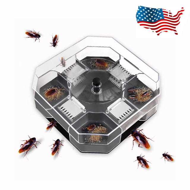 LNGOOR New Automatic Cockroach House Insects Bugs Capture Bait Trap ...