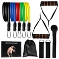 thumbnail image 1 of LNGOOR Resistance Bands Set - Expander Yoga Exercise Fitness Rubber Tube Bands for Home Gyms - Workout Elastic Pull Rope - Body Stretch Training Pedal Excerciser, 1 of 7