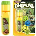 thumbnail image 1 of LNGOOR Slide Projector Torch Projection Light Small Torches lamp Flashlight Educational Learning Bedtime Night Light (Forest Animal), 1 of 6