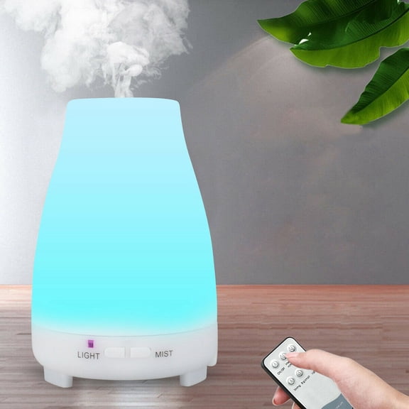 LNGOOR Ultrasonic Aromatherapy Diffuser 7 Colors Light for Office Home Spa Yoga